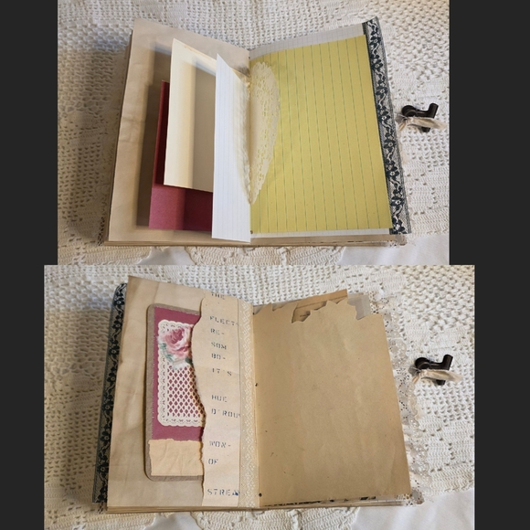 Brown Journal with Clip - Picture 8 of 12